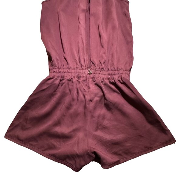 lululemon Women's Halter Romper Tencel Black Cherry Purple Size XS - Picture 4 of 8